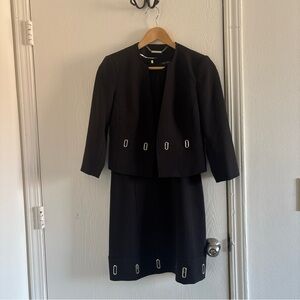 White House Black Market Women’s Size 2 Black Dress & Jacket 2-Piece Set